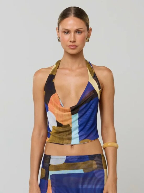 RESA Tops - NWT Lea Top in Deco